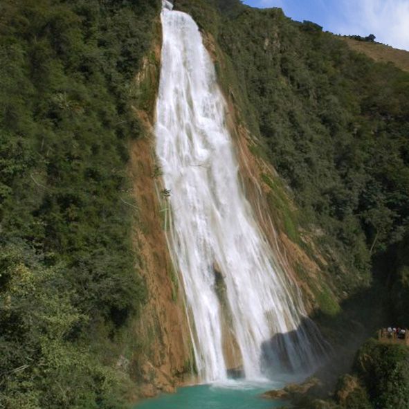 Cascada El Chiflón en Chiapas